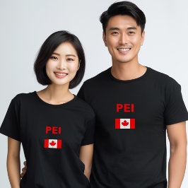 Camiseta PEI Canadá Indicador de Cor Escura