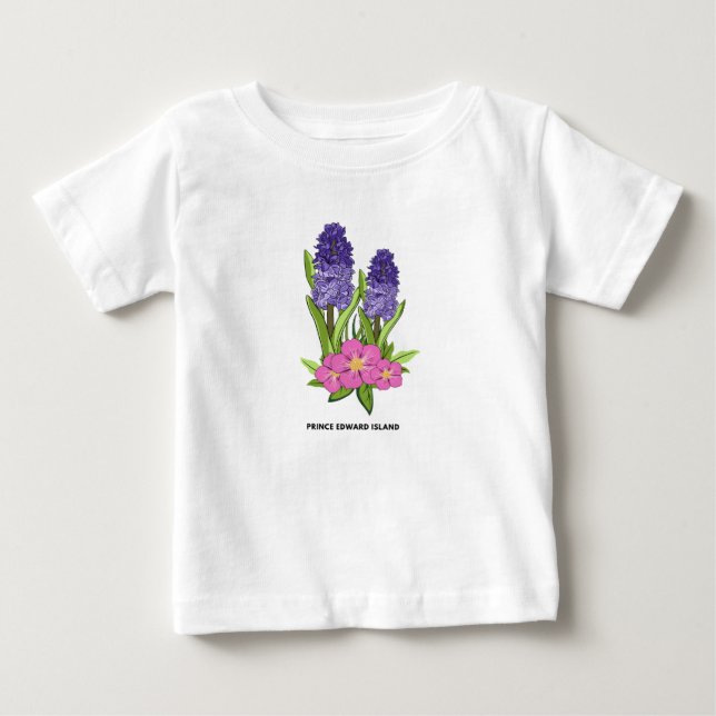 Camiseta PEI de Lupinos & Rosas Silvestres (Frente)