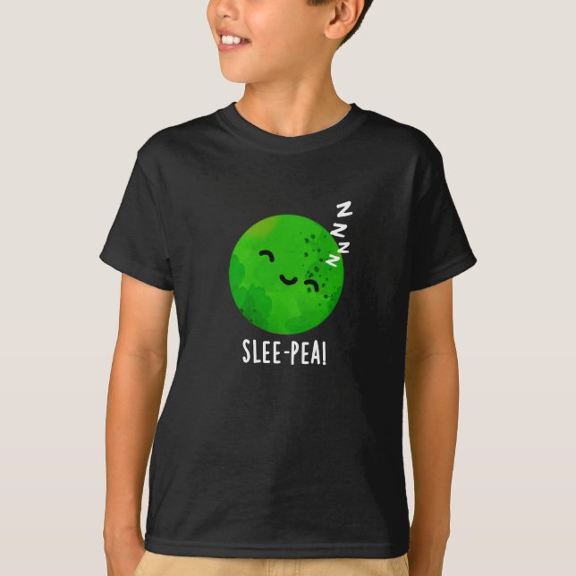 Camiseta Peia Dormida Engraçada Pera Dormida Escura BG (Frente)