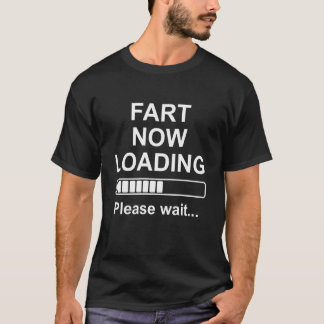 Camiseta Peido Carregando Agora Por Favor Aguarde Piada Eng