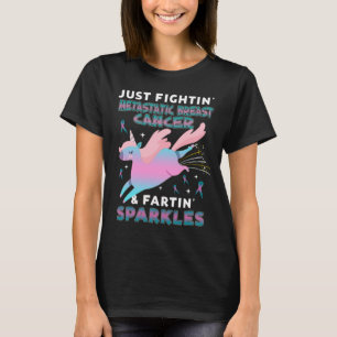 Camiseta peido de cancer unicórnio metástático apêndice