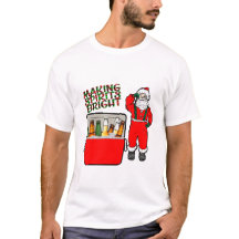 Peito De Gelo Vermelho Com Cerveja E Papais noeis