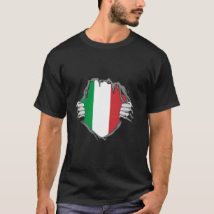 Camiseta Peito Itália Raízes Italianas Orgulho Italiano Ban
