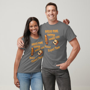 Camiseta Peitos Pão Acontecem Quando Você Espera Que Eles