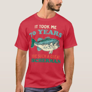 Camiseta Peixe-70 de Peixes-Anglas de Pesca do Partido dos