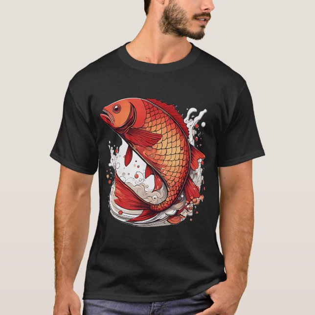 Camiseta Peixe a Saltar (Frente)