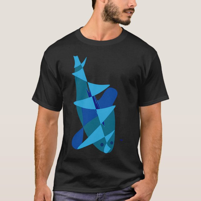 Camiseta Peixe Abstrato (Frente)
