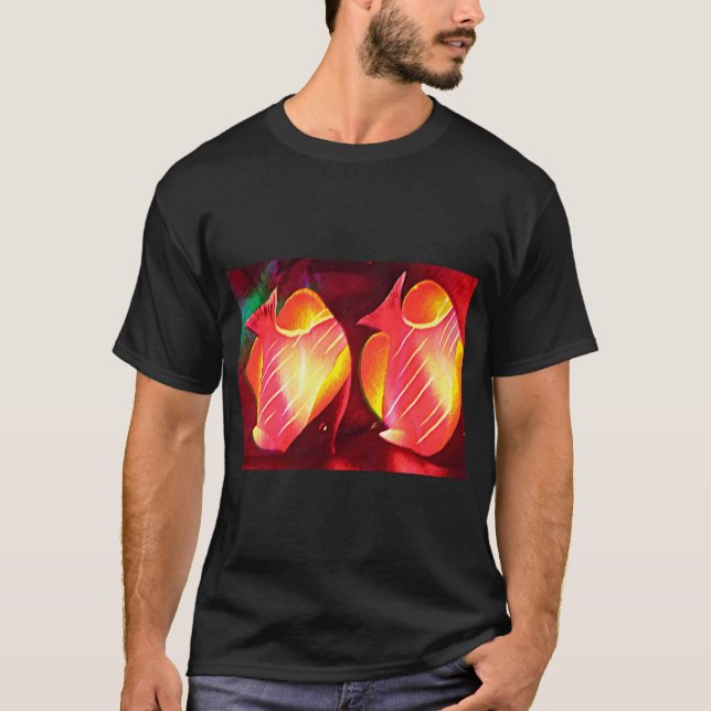 Camiseta Peixe abstrato (Frente)