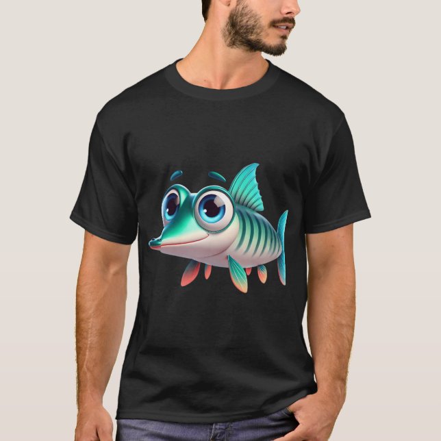 Camiseta Peixe Agulha Adorável (Frente)