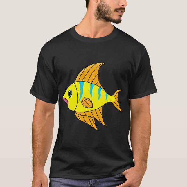 Camiseta peixe amarelo (Frente)