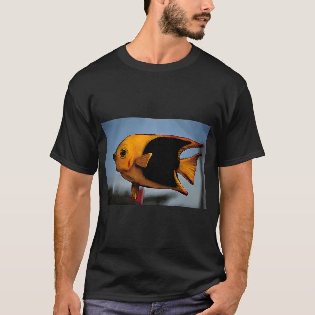 Camiseta Peixe Amarelo & Preto (Frente)