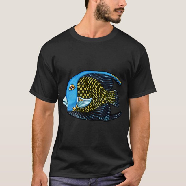 Camiseta Peixe-ângel-francês (Frente)