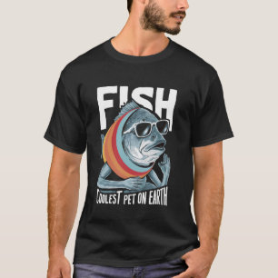 Camiseta Peixe Animal de Estimação Mais Legal do Mundo Ócul