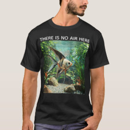 Camiseta Peixe-anjo nadando em aquário de água doce