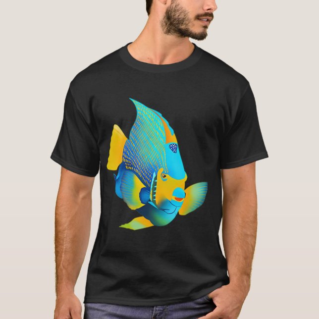 Camiseta Peixe-anjo-rainha (Frente)