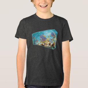 Camiseta Peixe Anthias no recife de coral - Design fotográf