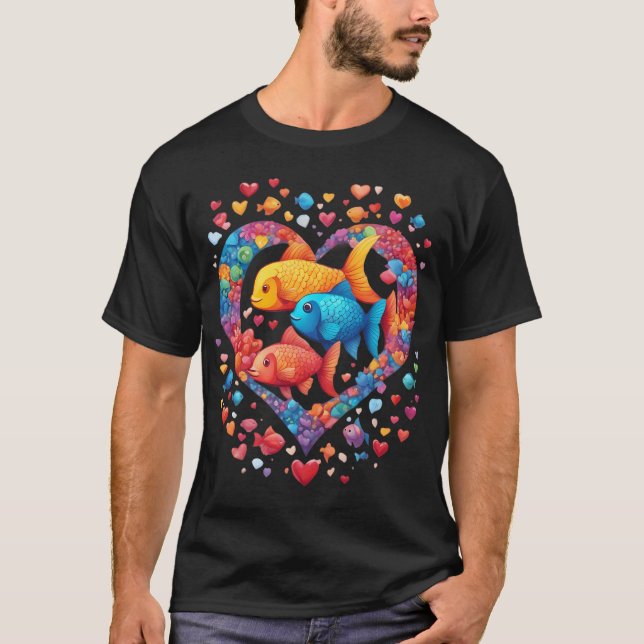 Camiseta Peixe Arco-íris (Frente)