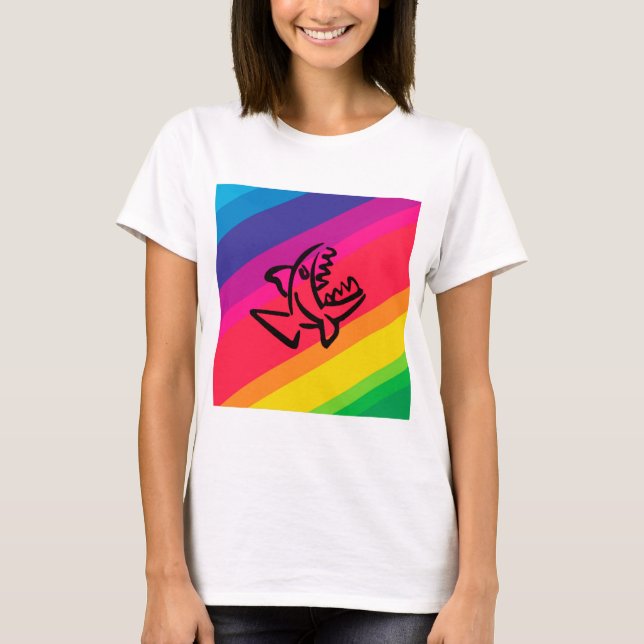 Camiseta Peixe-arco-íris (Frente)