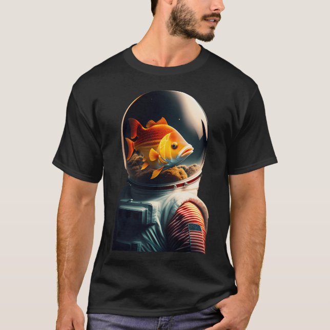 Camiseta Peixe astronauta (Frente)