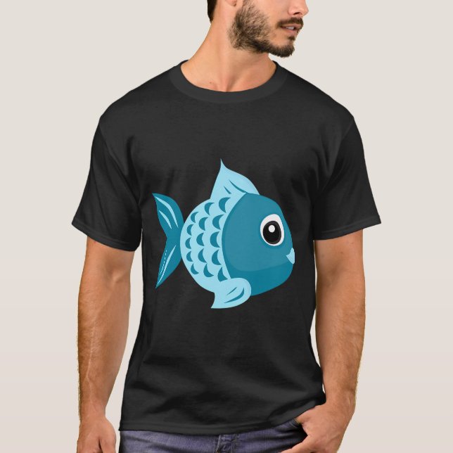 Camiseta Peixe Azul (Frente)