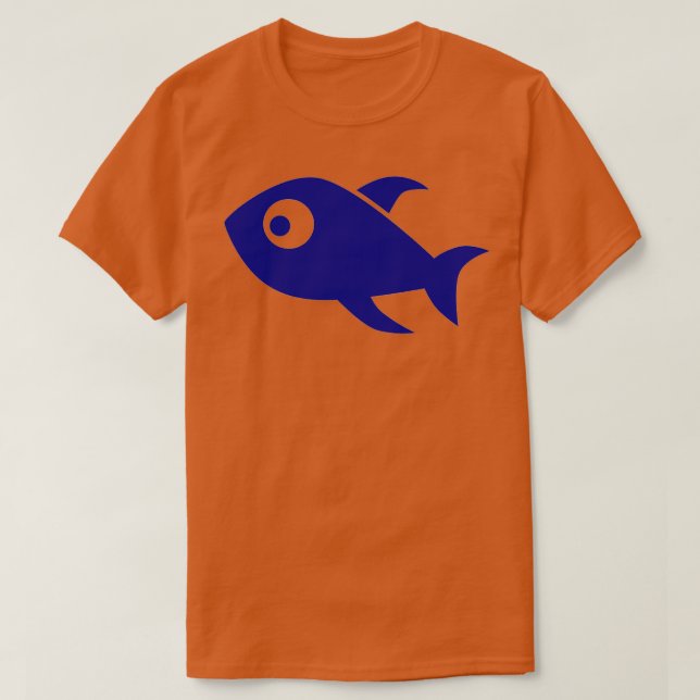Camiseta Peixe Azul 16 (Frente do Design)