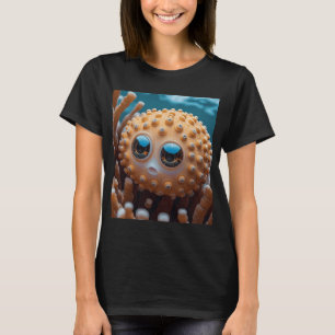 Camiseta Peixe Baiacu. Arte Japonesa Fofa de Baiacu