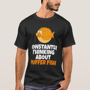 Camiseta Peixe Baiacu Constantemente Pensando no Peixe Baia