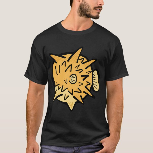 Camiseta Peixe Baiacu Fofo (Frente)