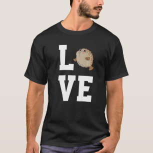 Camiseta Peixe Balão Amor Grande Baiacu Roupas Peixe Balão