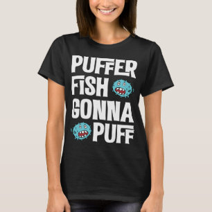 Camiseta peixe balão vai inflar peixe balão