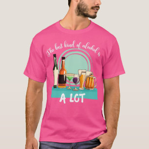 Camiseta Peixe-Barman O Melhor Tipo De Álcool É Um Lote B