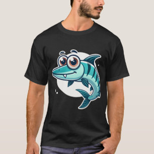 Camiseta Peixe Barracuda Adorável