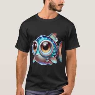 Camiseta Peixe-Barreleye Adorável