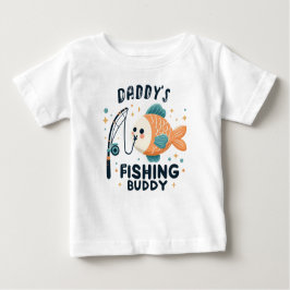 Camiseta Peixe-Bebê Engraçado | Pesca de Pai
