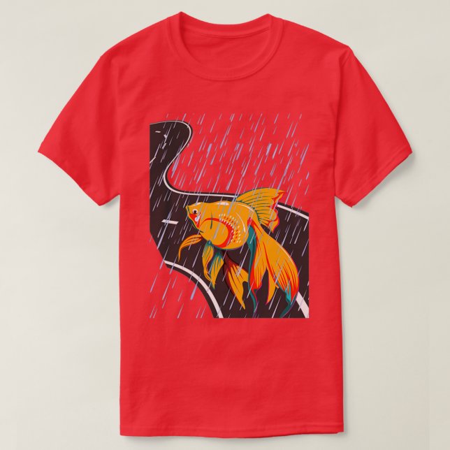 CAMISETA PEIXE BETA NA ESTRADA (Frente do Design)