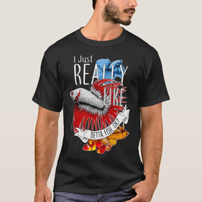 Camiseta Peixe-Beta Realmente Me Agrada (Frente)