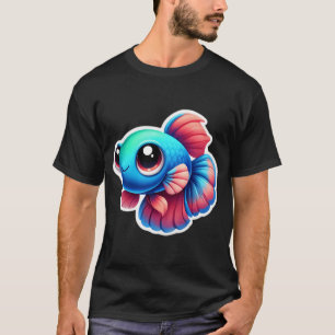 Camiseta Peixe Betta Adorável