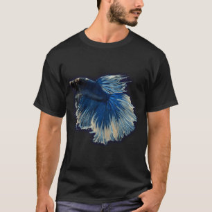 Camiseta Peixe Betta Azul Real
