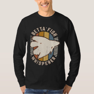 Camiseta Peixe Betta Domador de Animais Vintage Clássico Re