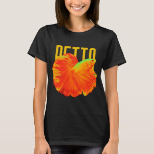 Camiseta Peixe Betta Dourado