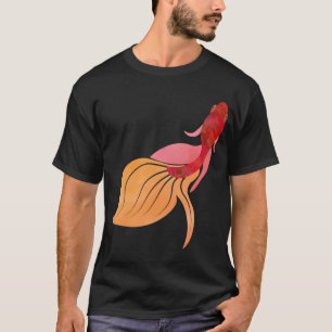 Camiseta Peixe Betta em Aquarela