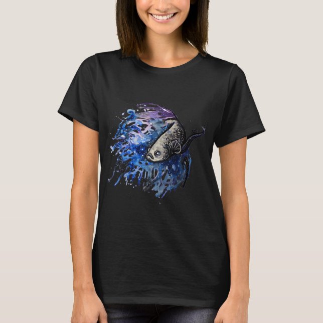 Camiseta Peixe Betta Galáxia (Frente)