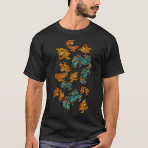 Camiseta Peixe Betta Lindo Animal Aquário Pet Peixe Beta