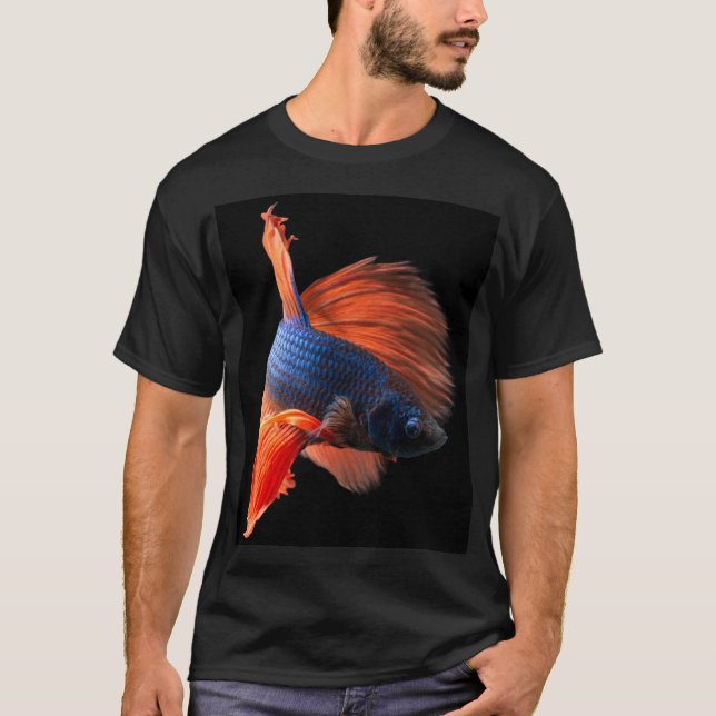 Camiseta Peixe Betta Meio Lua (Frente)