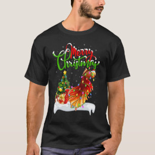 Camiseta Peixe Betta Natal Decorações Papai Noel Peixe Bett