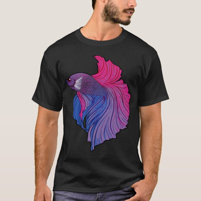 Camiseta Peixe Betta Orgulho Bi (Frente)