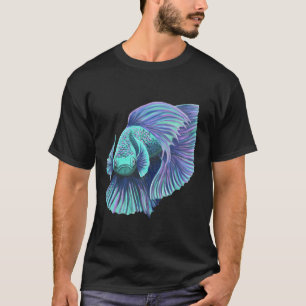 Camiseta Peixe Betta Roxo