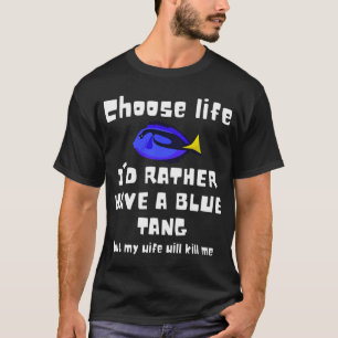 Camiseta Peixe betta roxo azul
