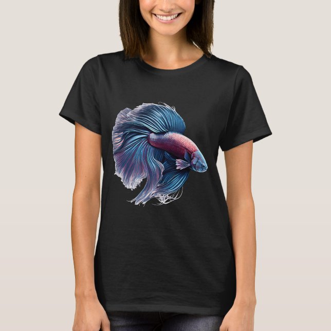 Camiseta Peixe Betta Siames (Frente)