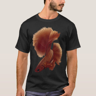 Camiseta Peixe Betta Vermelho 1